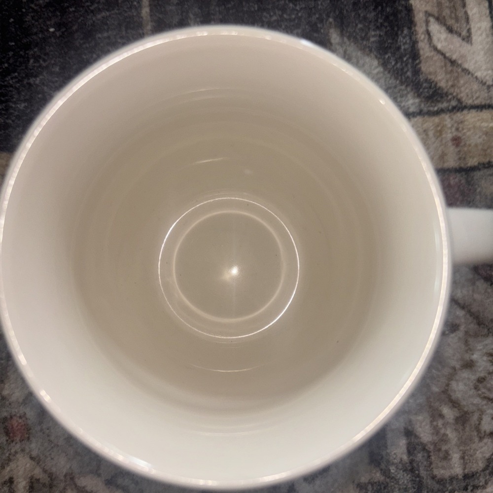 Starbucks Coffee Co. 2010 White New Bone China Tea Mug Cup ESTD 1971 - Picture 2 of 3